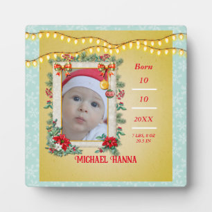 Merry Christmas and Happy New Year By Love Plaque