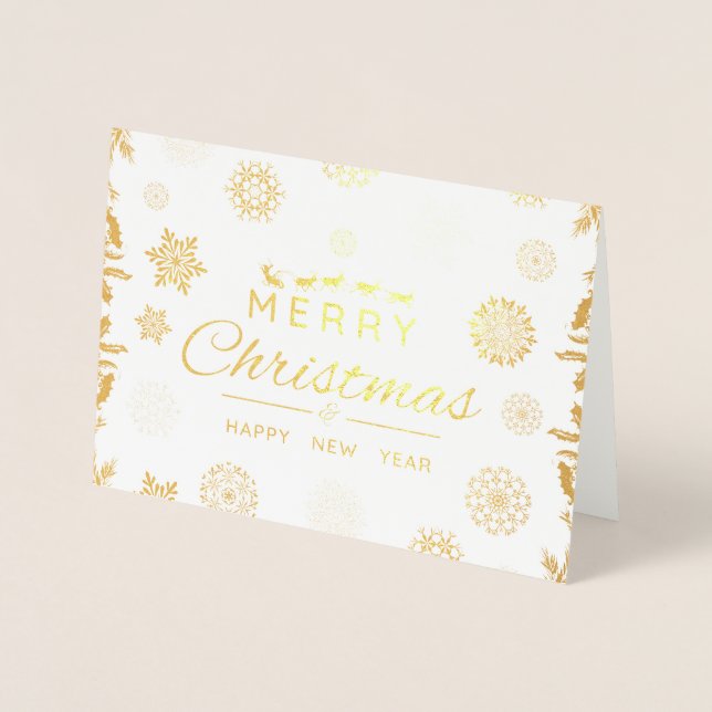 Merry Christmas and Happy New Year Card (Front)