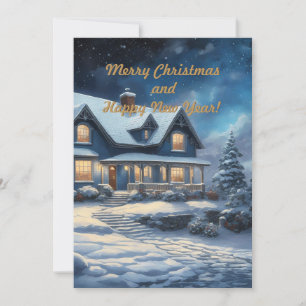 Merry Christmas and Happy New Year! Holiday Card