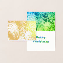 Merry Christmas and Happy New Year Holiday card