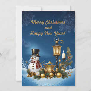 Merry Christmas and Happy New Year! Holiday Card
