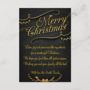 Merry Christmas and Happy New Year Invitation