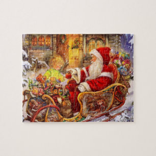 merry christmas and happy new year jigsaw puzzle