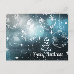 Merry Christmas and Happy New Year Postcard