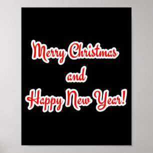 Merry Christmas And Happy New Year  Poster