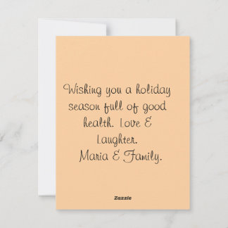 Merry christmas and holidays card greeting