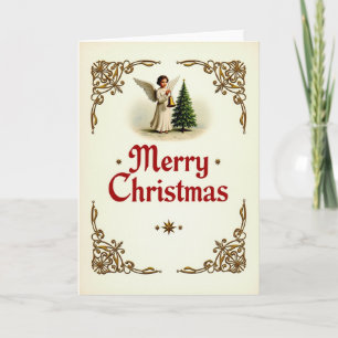 Merry Christmas Angel Card