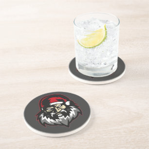 Merry Christmas Angry Santa Coaster