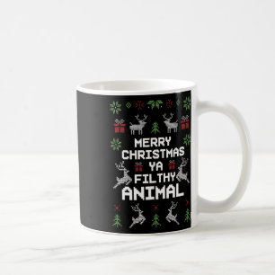 Merry Christmas Animal Filthy Ya  Coffee Mug