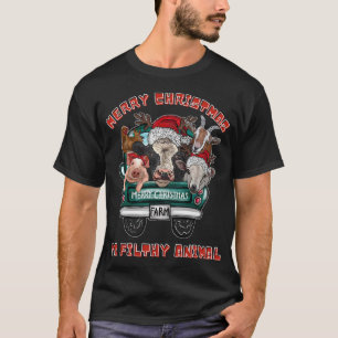 Merry Christmas Animal Filthy Ya Ugly Sweater Styl