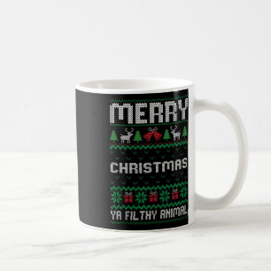 Merry Christmas Animal Filthy Ya Ugly Xmas Family Coffee Mug