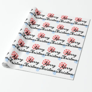 Merry Christmas. Apparel for men and women. T-shir Wrapping Paper