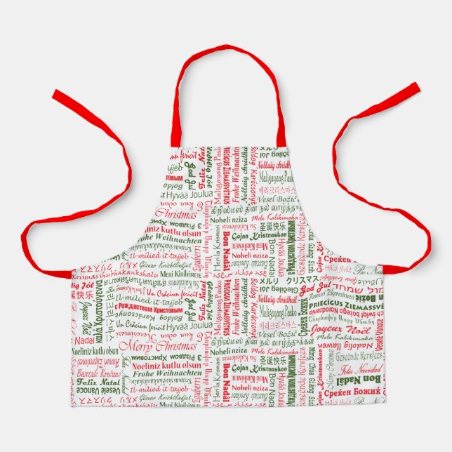Merry Christmas Apron (Front)