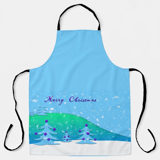merry Christmas  Apron (Front)
