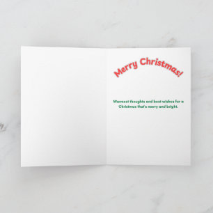 Merry Christmas - Arctic Fox Gift Card