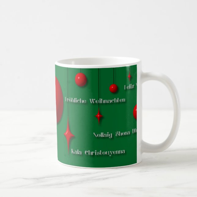 Merry Christmas Around the World 1 Coffee Mug (Right)