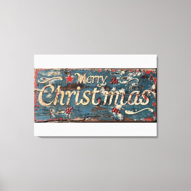 Merry Christmas Art Print (Front)