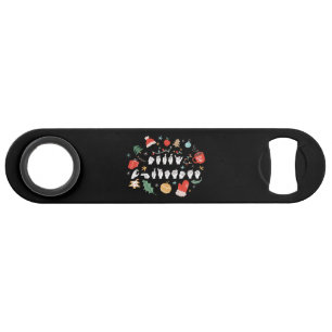 Merry Christmas - ASL American Sign Language III Bar Key