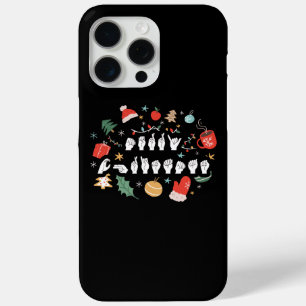 Merry Christmas - ASL American Sign Language III iPhone 15 Pro Max Case