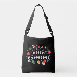 Merry Christmas - ASL American Sign Language III Crossbody Bag