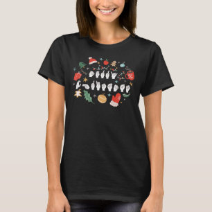 Merry Christmas - ASL American Sign Language III T-Shirt