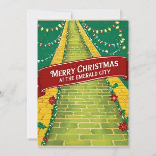 Merry Christmas at the Emerald City Invitation