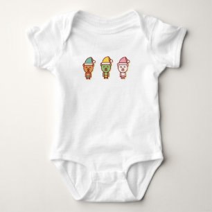 merry christmas baby bodysuit