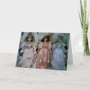 MERRY CHRISTMAS BABY DOLL HOLIDAY CARD