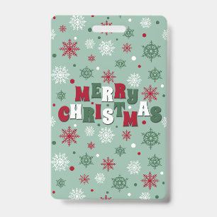 Merry Christmas Badge