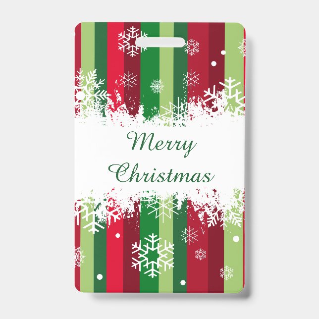 Merry Christmas Badge (Front)