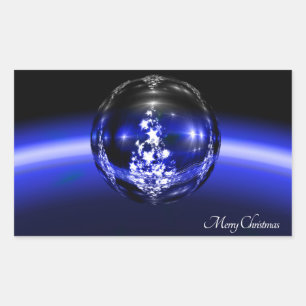 Merry christmas ball sticker