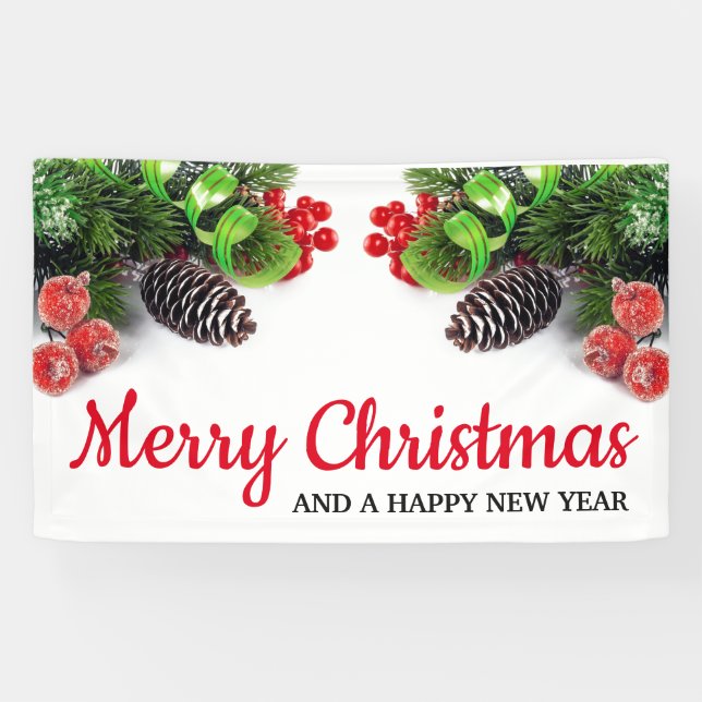 Merry Christmas Banner (Horizontal)