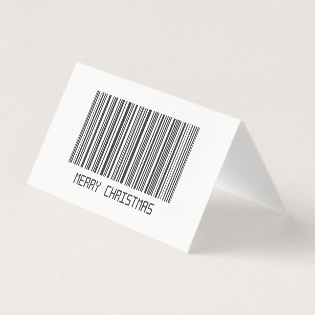 Merry Christmas Barcode (Front)