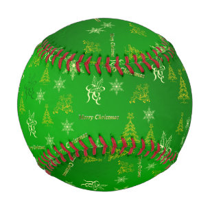 merry christmas baseball