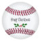 Merry Christmas, Baseball-Theme Design
