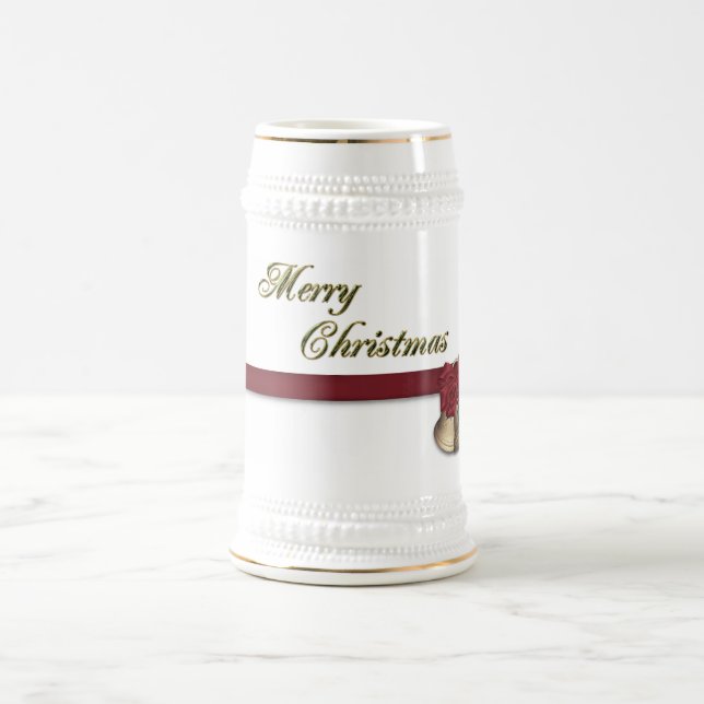 Merry Christmas Beer Stein (Center)