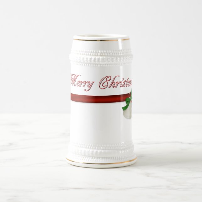Merry Christmas Beer Stein (Center)