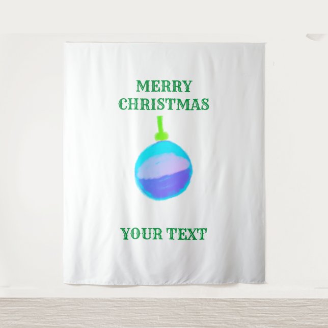 MERRY CHRISTMAS BELL TAPESTRIES (Front)