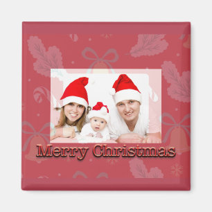 Merry Christmas Bells with Picture Magnet