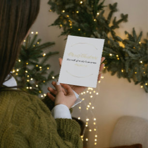 Merry Christmas Bible Verse Mini Card – Matt. 1:21