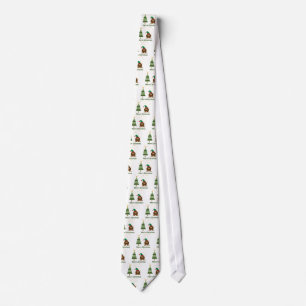 Merry Christmas Bigfoot Tie