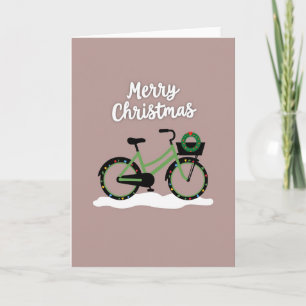 Merry Christmas Bike Card