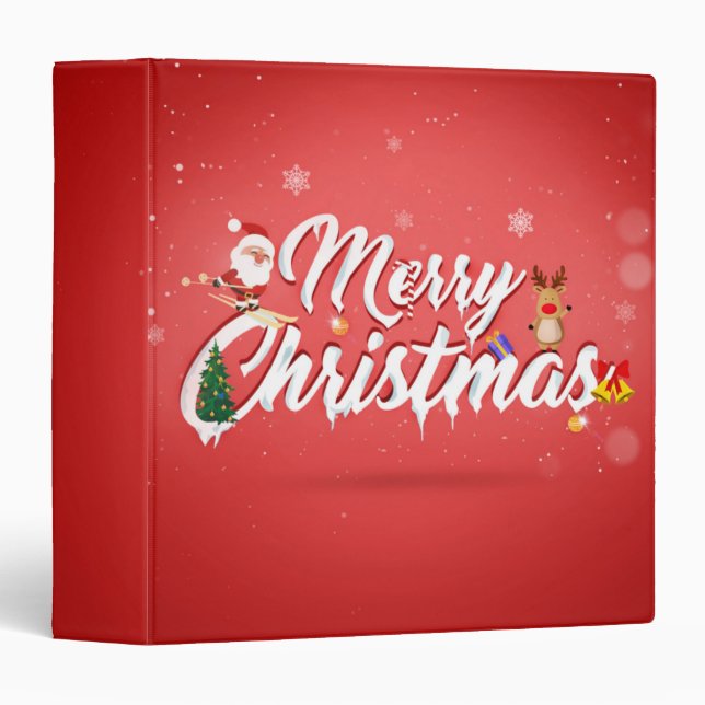 Merry christmas binder (Front/Spine)