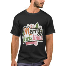 Merry Christmas Black T-Shirt for Men: New Model
