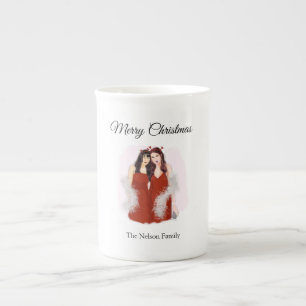 Merry Christmas  Bone China Mug
