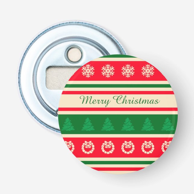Merry Christmas Bottle Opener (Front)