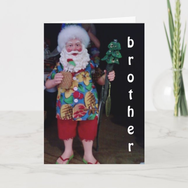 MERRY CHRISTMAS ****BROTHER**** HOLIDAY CARD (Front)