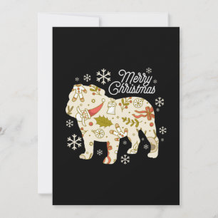 Merry Christmas Bulldog Lover Card