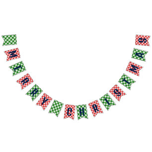 Merry Christmas bunting banner