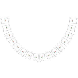 Merry Christmas Bunting Flags